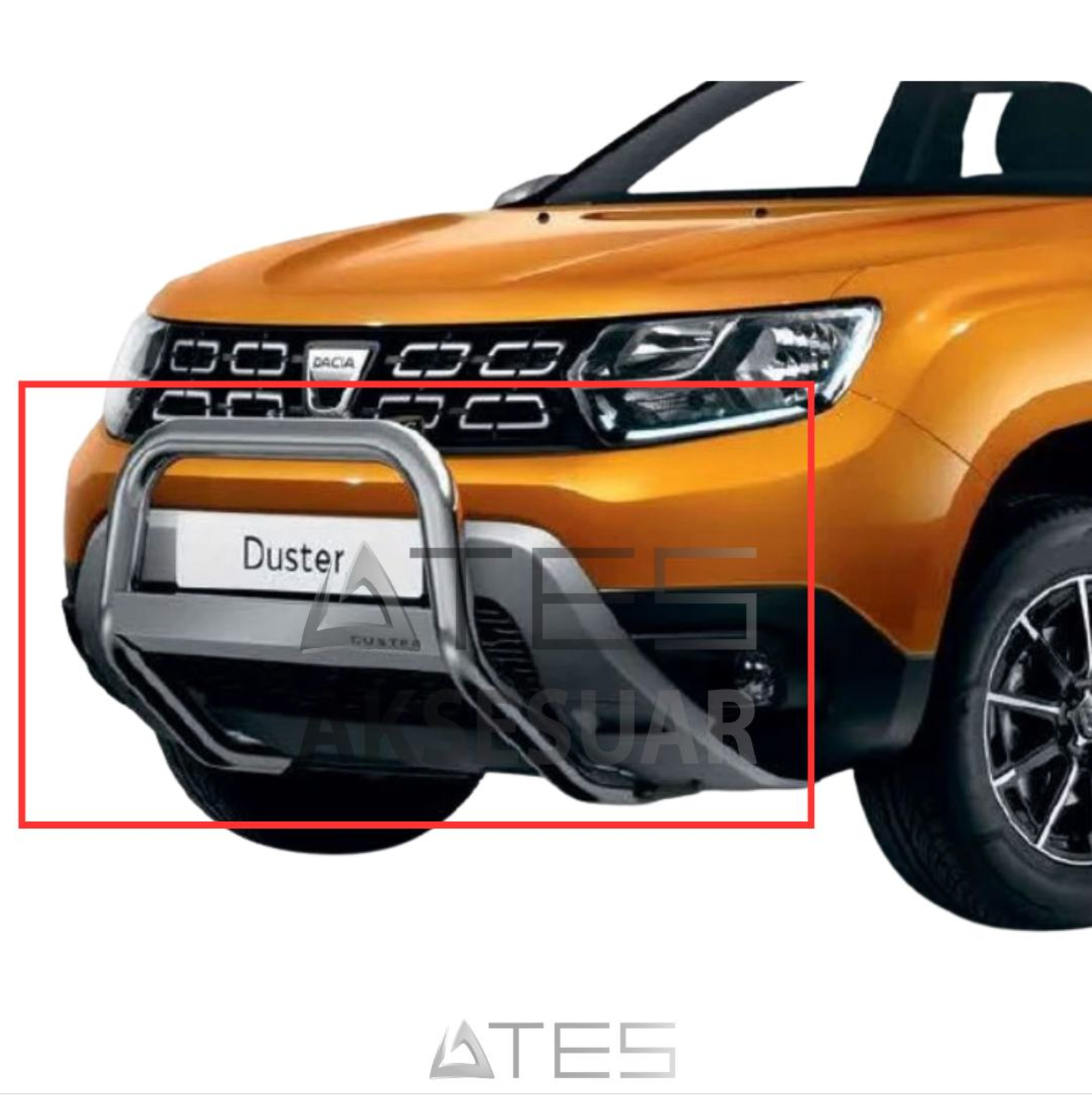 Dacia Duster Orjinal Ön Koruma Krom 2018 Ve Sonrası